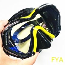 TUSA M1007S 防UV420钢化玻璃潜水面镜 深潜 浮潜面镜