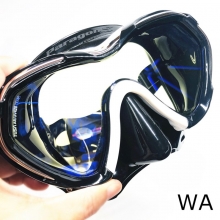 TUSA M1007S 防UV420钢化玻璃潜水面镜 深潜 浮潜面镜