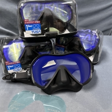 TUSA M1010S 防UV420钢化玻璃潜水面镜 深潜 浮潜面镜