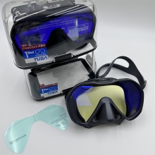 TUSA M1010S 防UV420钢化玻璃潜水面镜 深潜 浮潜面镜